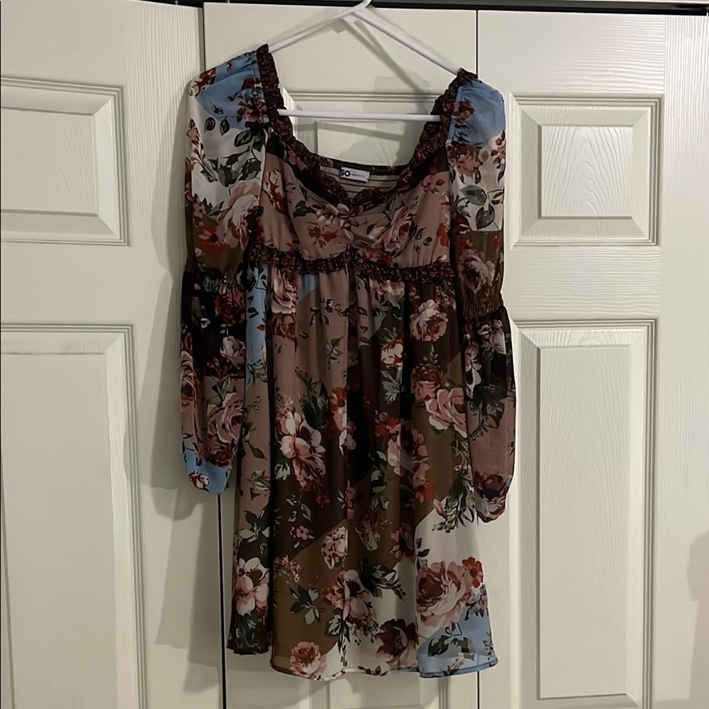 Floral Print Women's Top